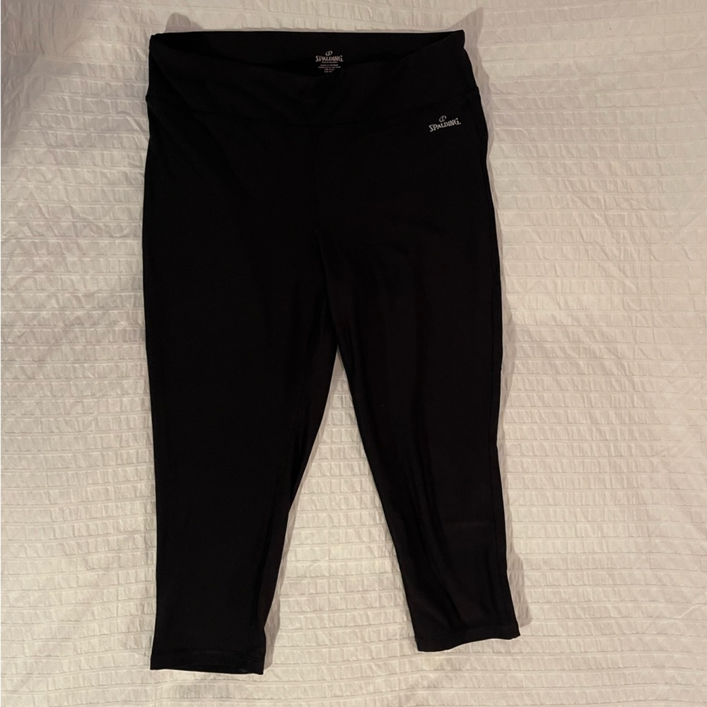 Black Spalding Capri Leggings (1 of 2)